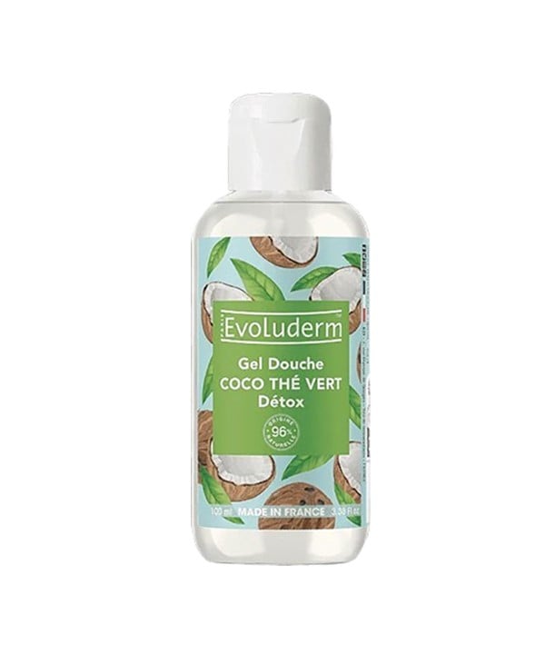 EVOLUDERM DETOX COCO GREEN TEA SHOWER GEL 500 ml Body Care Asetena Pa 