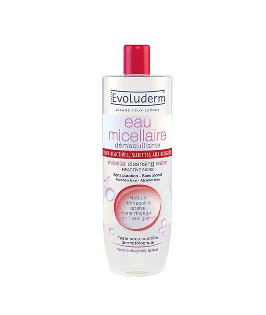 EVOLUDERM REACTIVE SKINS MICELLAR CLEANSING WATER 500 ml Skin Wash Asetena Pa 