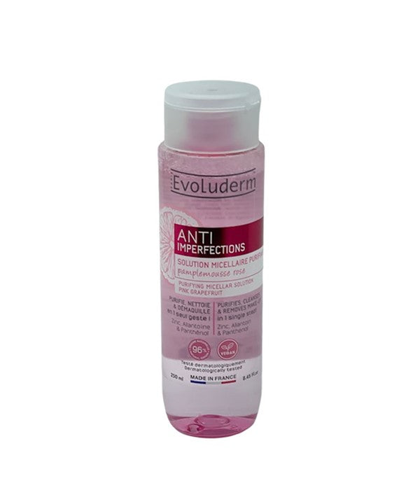 ANTI IMPERFECTION PURIFYING MICELLAR SOLUTION PINK GRAPEFRUIT 250 ml Skin Wash Asetena Pa 
