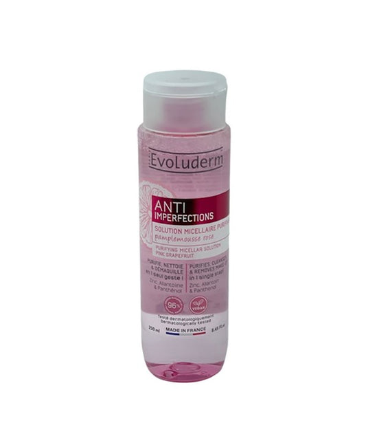 ANTI IMPERFECTION PURIFYING MICELLAR SOLUTION PINK GRAPEFRUIT 250 ml Skin Wash Asetena Pa 