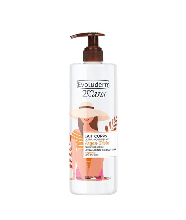 EVOLUDERM ARGAN DIVIN ULTRA NOURISHING BODY LOTION 1000 ml Skin Moisturizing Asetena Pa 