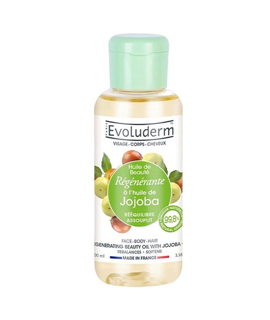 EVOLUDERM JOJOBA BEAUTY OIL 100 ml Skin Moisturizing Asetena Pa 