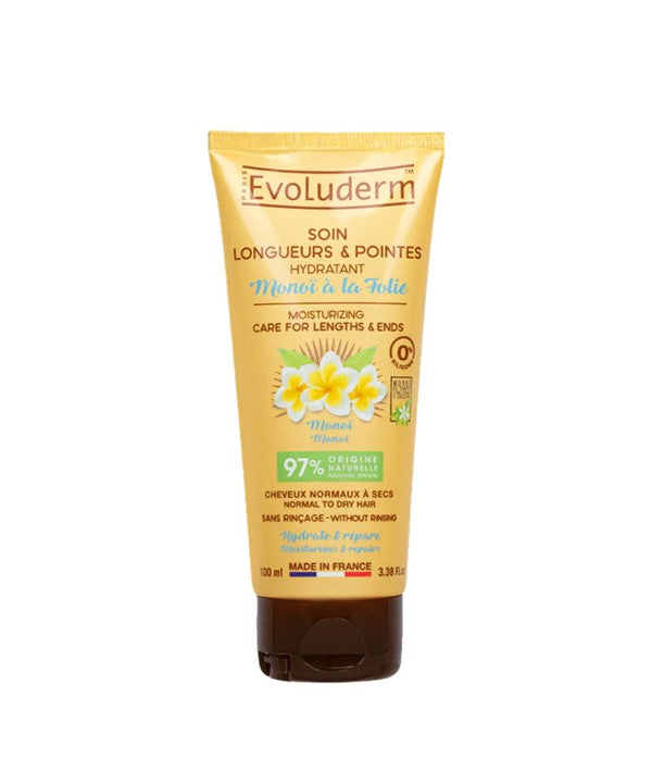 EVOLUDERM MONOI MOISTURIZING CARE LENGTH AND ENDS 100 ml Skin Wash Asetena Pa 
