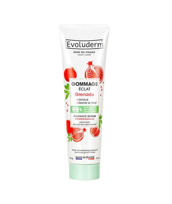EVOLUDERM POMEGRANATE RADIANCE SCRUB 150 g Skin Wash Asetena Pa 