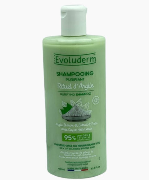 EVOLUDERM RITUEL AND ARGILE PURIFYING SHAMPOO 400 ml Shampoo Asetena Pa 