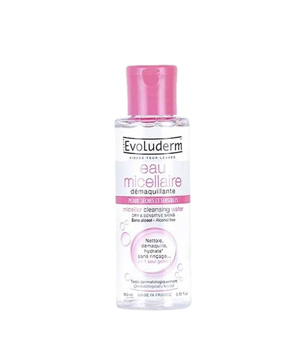 EVOLUDERM SENSITIVE SKIN MICELLAR CLEANSING WATER 100 ml Skin Wash Asetena Pa 