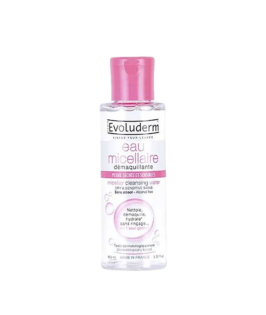 EVOLUDERM SENSITIVE SKIN MICELLAR CLEANSING WATER 100 ml Skin Wash Asetena Pa 