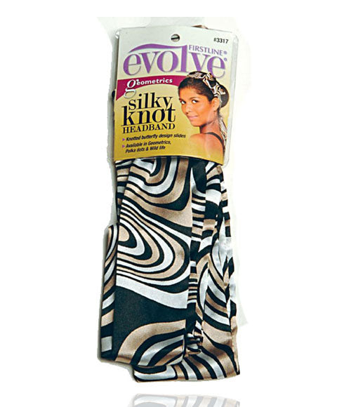 EVOLVE GEOMETRICS SILKY KNOT HEAD BAND 3317  Color No3317 Durags and Caps Asetena Pa 