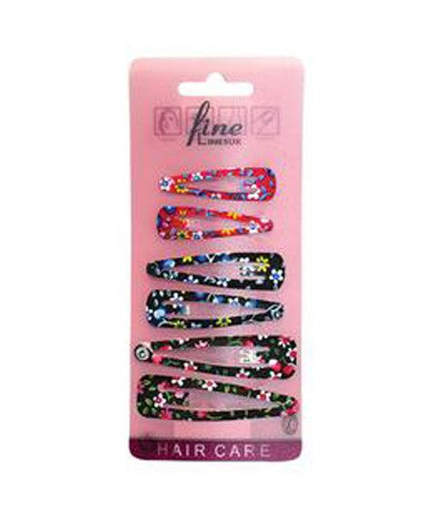 FINE LINES UK SNAPPY PINS 6 pcs Color Assorted Kids Hair Accessories Asetena Pa 