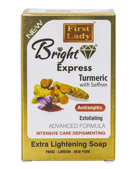 FIRSTLADY EXPRESS TURMERIC WITH SAFFRON SOAP 200g Body Care Asetena Pa 