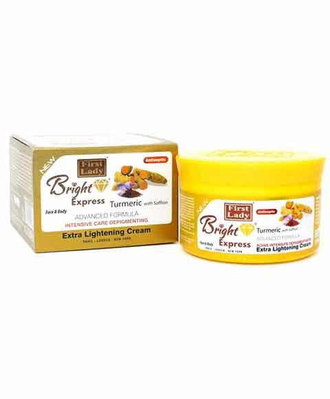 BRIGHT EXPRESS TUMERIC EXTRA LIGHTENING CREAM 500ml Even Skin Tone Asetena Pa 