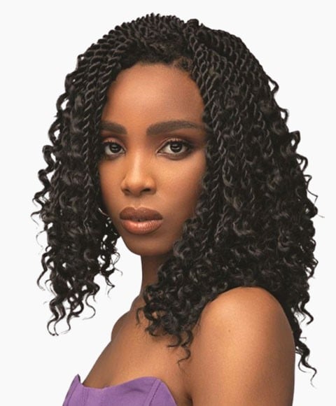 URBAN SYN PRE LOOPED HAVANA TWIST BRAID 20 Color T1B/BG Hair for Braid Extensions Asetena Pa 