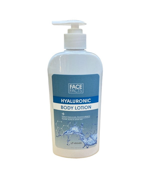 FACE FACTS HYALURONIC BODY LOTION 400 ml Skin Moisturizing Asetena Pa 