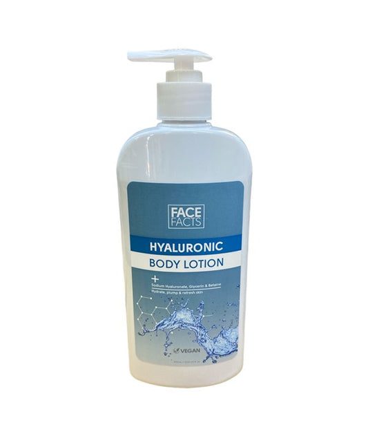 FACE FACTS HYALURONIC BODY LOTION 400 ml Skin Moisturizing Asetena Pa 