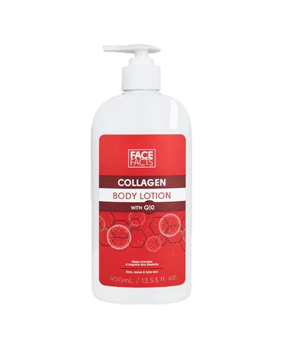FACE FACTS COLLAGEN BODY LOTION WITH Q10 400 ml Skin Moisturizing Asetena Pa 