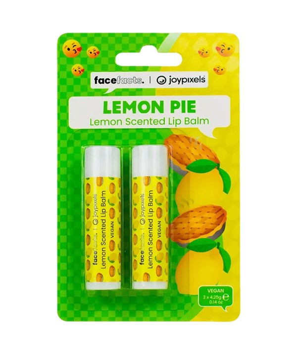 FACE FACTS LEMON PIE LEMON SCENTED LIP BALM 2 x 4.25 g Lips Asetena Pa 