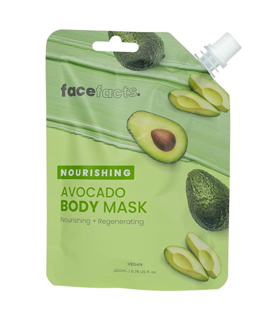 FACE FACTS NOURISHING AVOCADO BODY MASK 200 ml Skin Wash Asetena Pa 