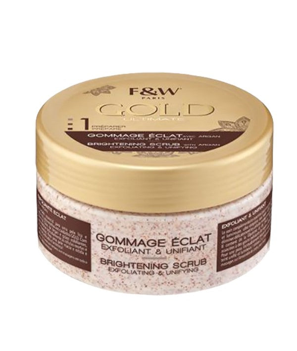 GOLD ULTIMATE PREPARE ARGAN EXFOLIATING SCRUB 250 ml Skin Wash Asetena Pa 