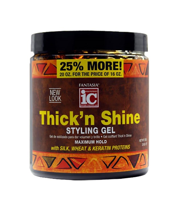 IC FANTASIA TRIPLE PROTEIN THICKENS STRENGTHENS AND SHINE STYLING GEL 567 g Hair Styling Asetena Pa 