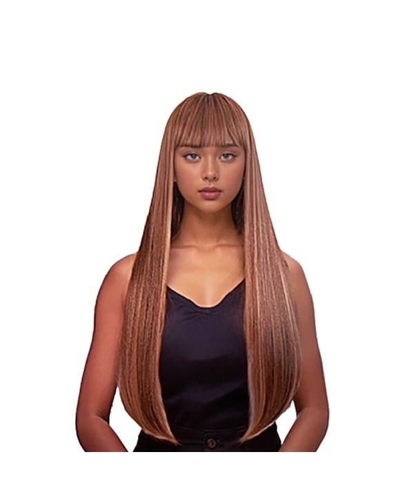 FASHION IDOL SYNTHETIC 101 MARY WIG  Color 1B Synthetic Hair Wigs Asetena Pa 