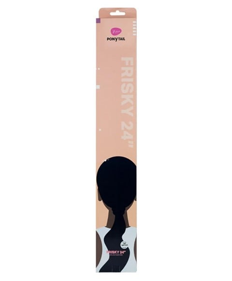 THE FEME COLLECTION SYN PONYTAIL FRISKY 24 Color 1B PonyTail Asetena Pa 