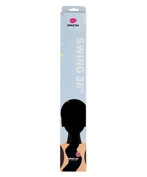 THE FEME COLLECTION SYN PONYTAIL SWING 36 Color 2 PonyTail Asetena Pa 