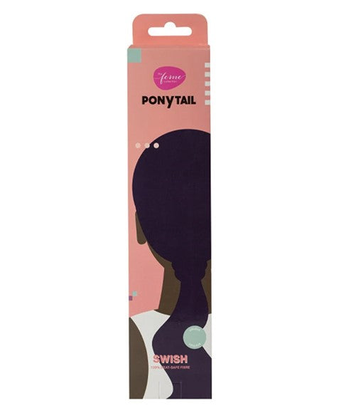 THE FEME COLLECTION SYN PONYTAIL SWISH 19 Color 1B PonyTail Asetena Pa 