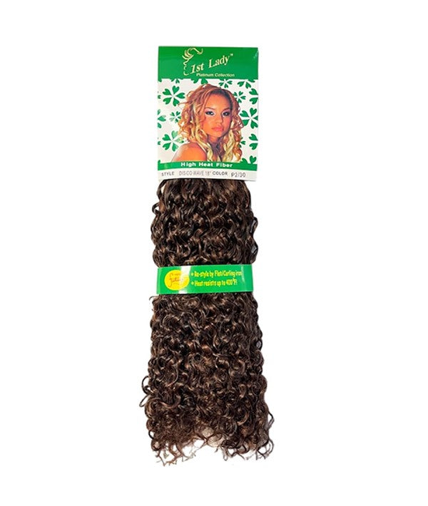 FIRST LADY HIGH HEAT FIBER DISCO WAVE 18 Color 2 Synthetic Weave Hair Asetena Pa 