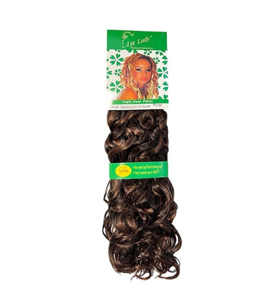 FIRST LADY HIGH HEAT FIBER SPANISH WAVE 18 Color 613 Synthetic Weave Hair Asetena Pa 