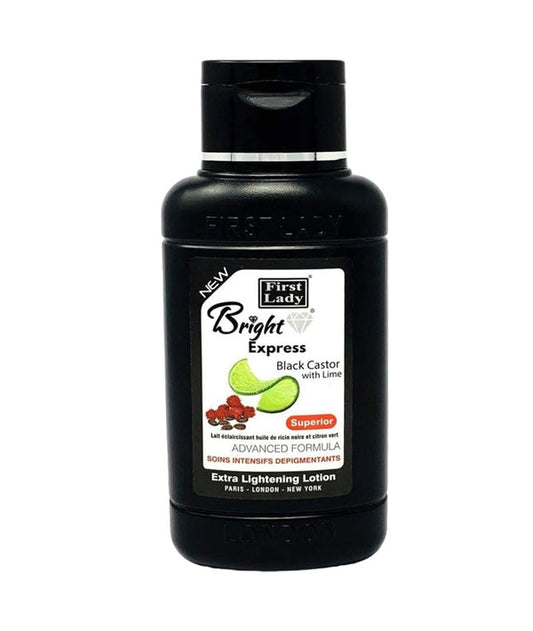 BRIGHT EXPRESS BLACK CASTOR WITH LIME EXTRA LIGHTENING LOTION 500 ml Skin Moisturizing Asetena Pa 