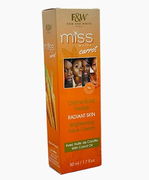 MISS WHITE CARROT RADIANT SKIN FACE CREAM 50 ml Skin Treatments Asetena Pa 