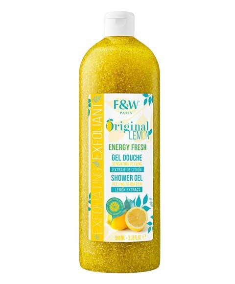 ORIGINAL LEMON ENERGY FRESH EXFOLIATING SHOWER GEL 940 ml Skin Wash Asetena Pa 