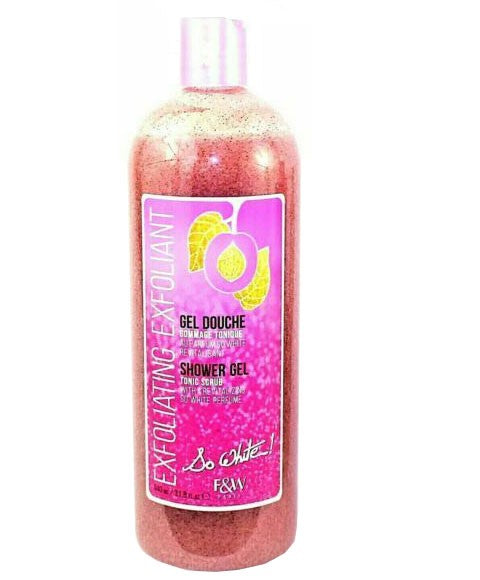 SO WHITE EXFOLIANT SHOWER GEL TONIC SCRUB 940 ml Body Care Asetena Pa 