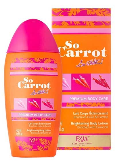 SO CARROT PREMIUM BODY LOTION 500 ml Even Skin Tone Asetena Pa 
