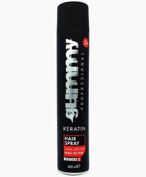 GUMMY KERATIN ULTRA STRONG HOLD 5 HAIR SPRAY 400 ml Sprays, Serums and Oils Asetena Pa 