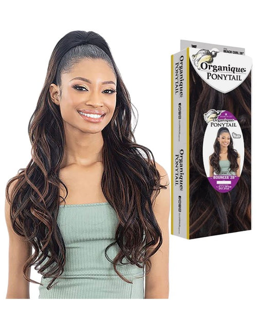 FREETRESS ORGANIQUE BOUNCEE PONYTAIL 28" Color 1 PonyTail Asetena Pa 