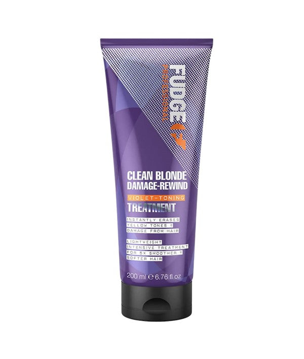 FUDGE CLEAN BLONDE DAMAGE REWIND VIOLET TONING TREATMENT 200 ml Treatments Asetena Pa 