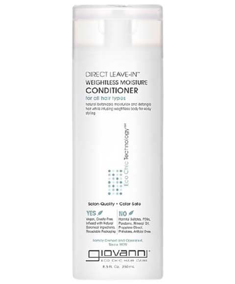 DIRECT LEAVE IN WEIGHTLESS MOISTURE CONDITIONER 250 ml Conditioner Asetena Pa 