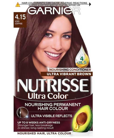 NUTRISSE ULTRA COLOR PERMANENT NOURISHING HAIR COLOR ICED COFFEE 1 Application Hair Color Asetena Pa 