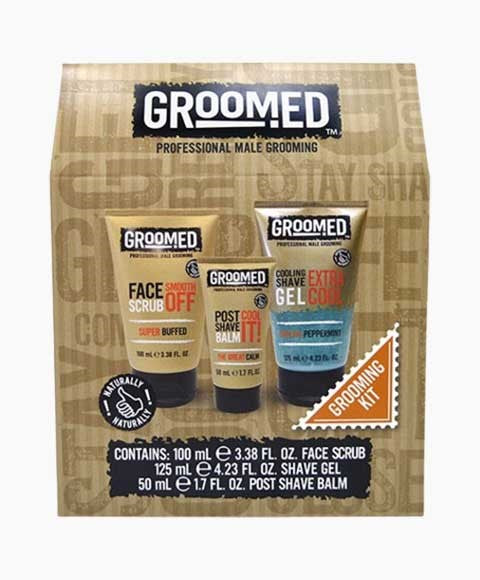 GROOMED PROFESSIONAL MALE GROOMING KIT Skin Wash Asetena Pa 