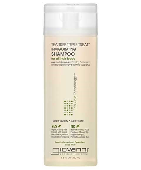 TEA TREE TRIPLE TREAT INVIGORATING SHAMPOO 250 ml Shampoo Asetena Pa 