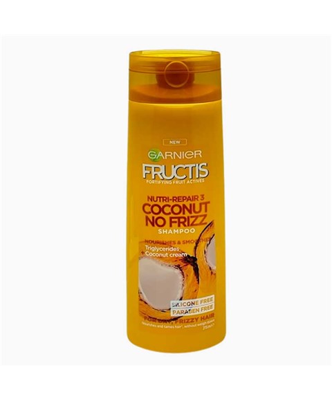 FRUCTIS NUTRI REPAIR 3 COCONUT NO FRIZZ SHAMPOO 315 ml Shampoo Asetena Pa 