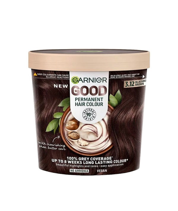 GARNIER GOOD PERMANENT HAIR COLOUR 3.12 BLACKBERRY BROWN Hair Color Asetena Pa 