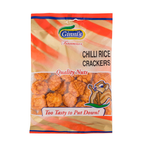 Ginni Chilli Rice Cracker  10x70g