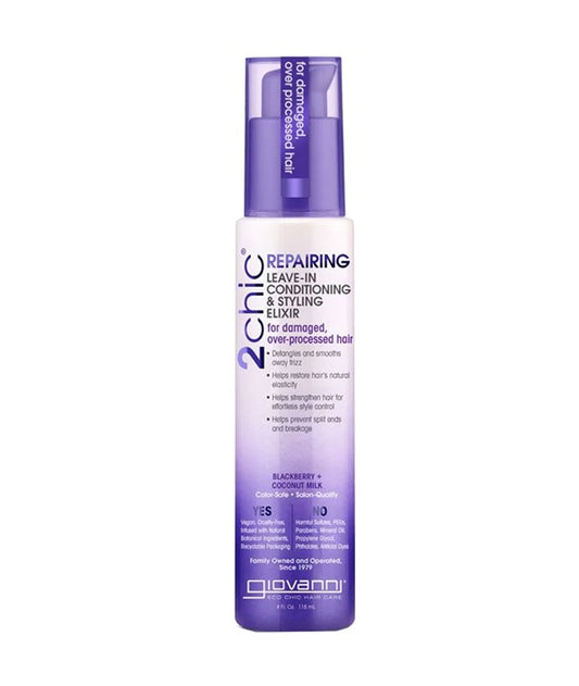 2 CHIC REPAIRING LEAVE IN CONDITIONING AND STYLING ELIXIR 118 ml Treatments Asetena Pa 