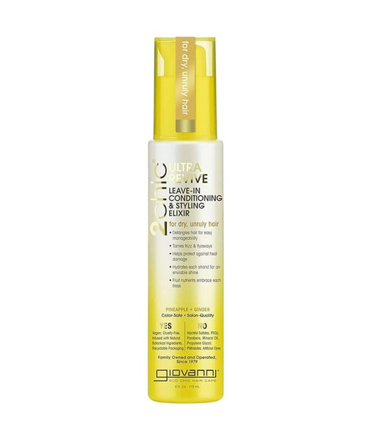 2 CHIC ULTRA REVIVE LEAVE IN CONDITIONING AND STYLING ELIXIR 118 ml Sprays, Serums and Oils Asetena Pa 