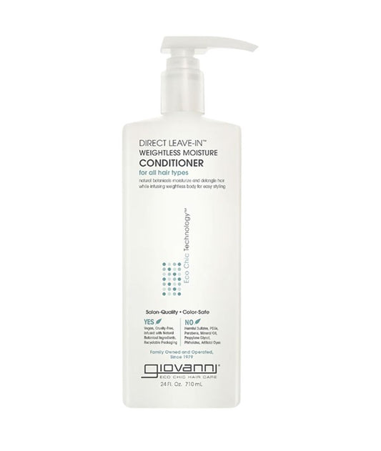 GIOVANNI DIRECT LEAVE IN WEIGHTLESS MOISTURE CONDITIONER 710ml Conditioner Asetena Pa 