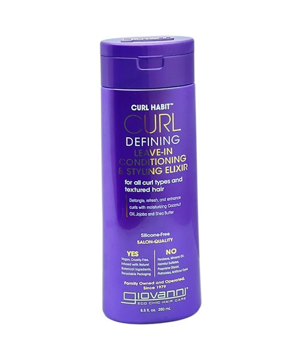 CURL HABIT CURL DEFINING LEAVE IN CONDITIONING STYLING ELIXIR 250 ml Conditioner Asetena Pa 