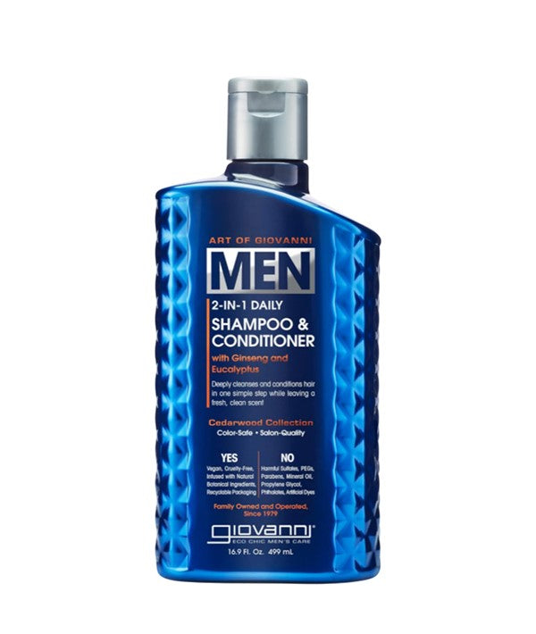 MEN 2 IN 1 DAILY SHAMPOO AND CONDITIONER 499 ml Shampoo Asetena Pa 