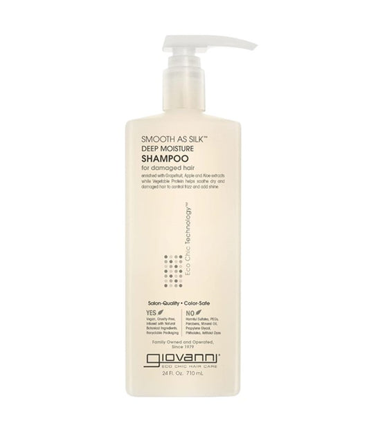 GIOVANNI SMOOTH AS SILK DEEP MOISTURE SHAMPOO FOR DAMAGED HAIR 710 ml Shampoo Asetena Pa 